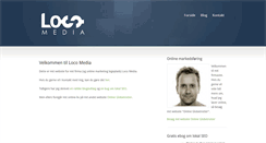 Desktop Screenshot of locomedia.dk